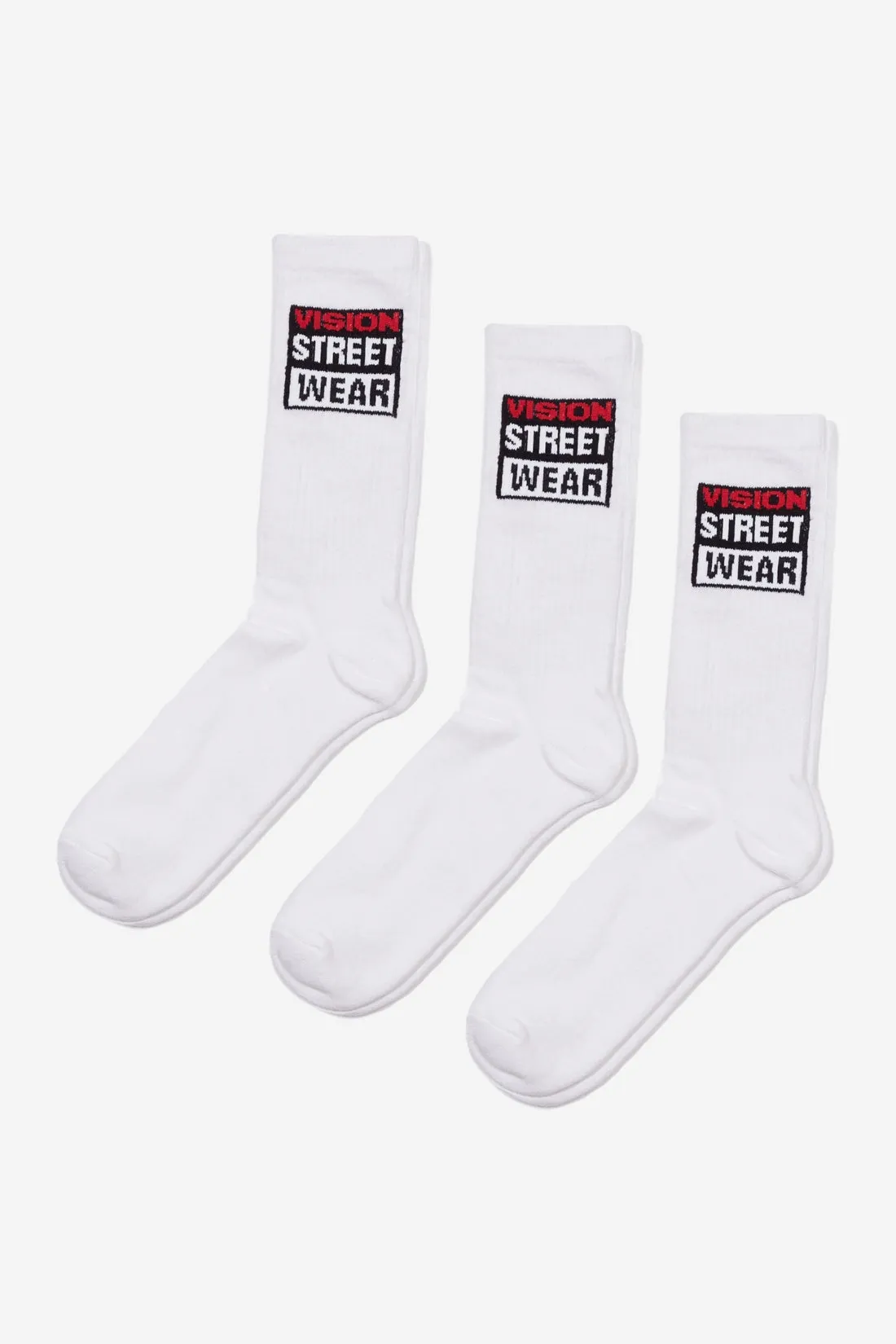 3 Pack Sports Socks - Ivory