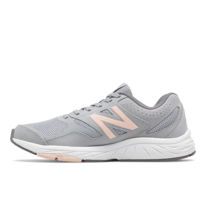 824v1 - Flint Grey with Salmon Pink - Women's