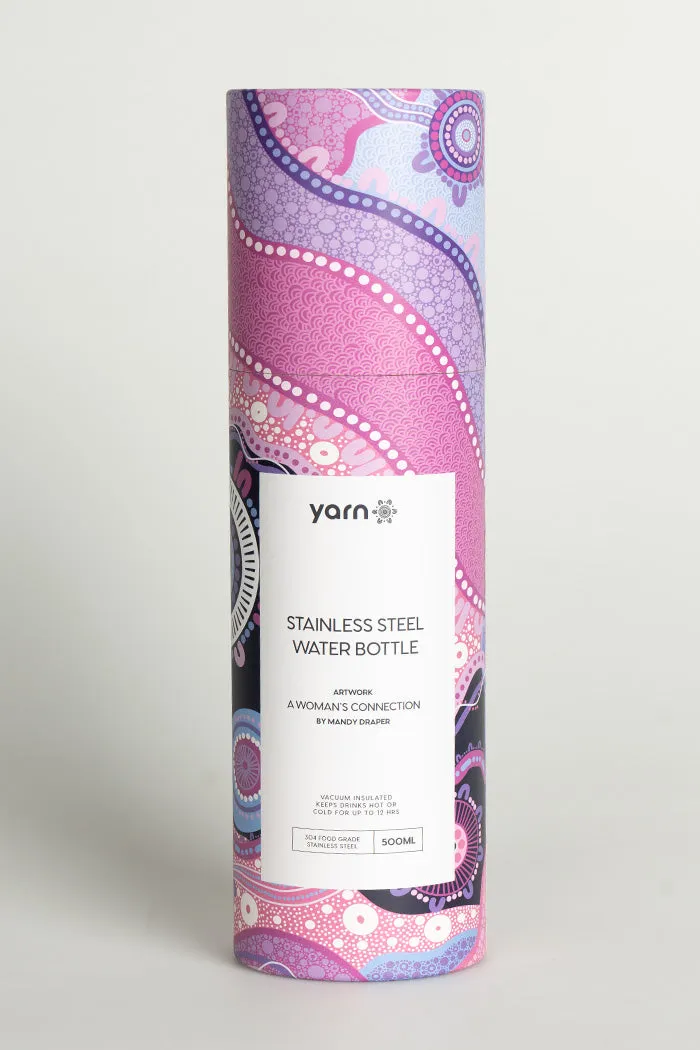 A Woman's Connection Vacuum Insulated Double Walled Stainless Steel Water Bottle