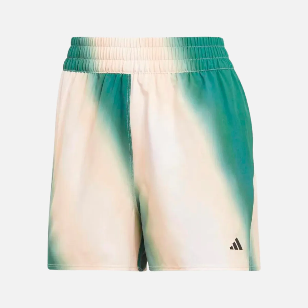 Adidas Train Icons Allover Print Woven Women Training Short -Collegiate Green/Black