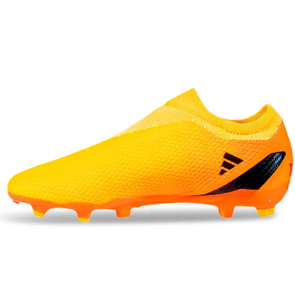 adidas X Speedportal.3 Laceless Firm Ground Soccer Cleats (Solar Gold/Team Solar Orange)