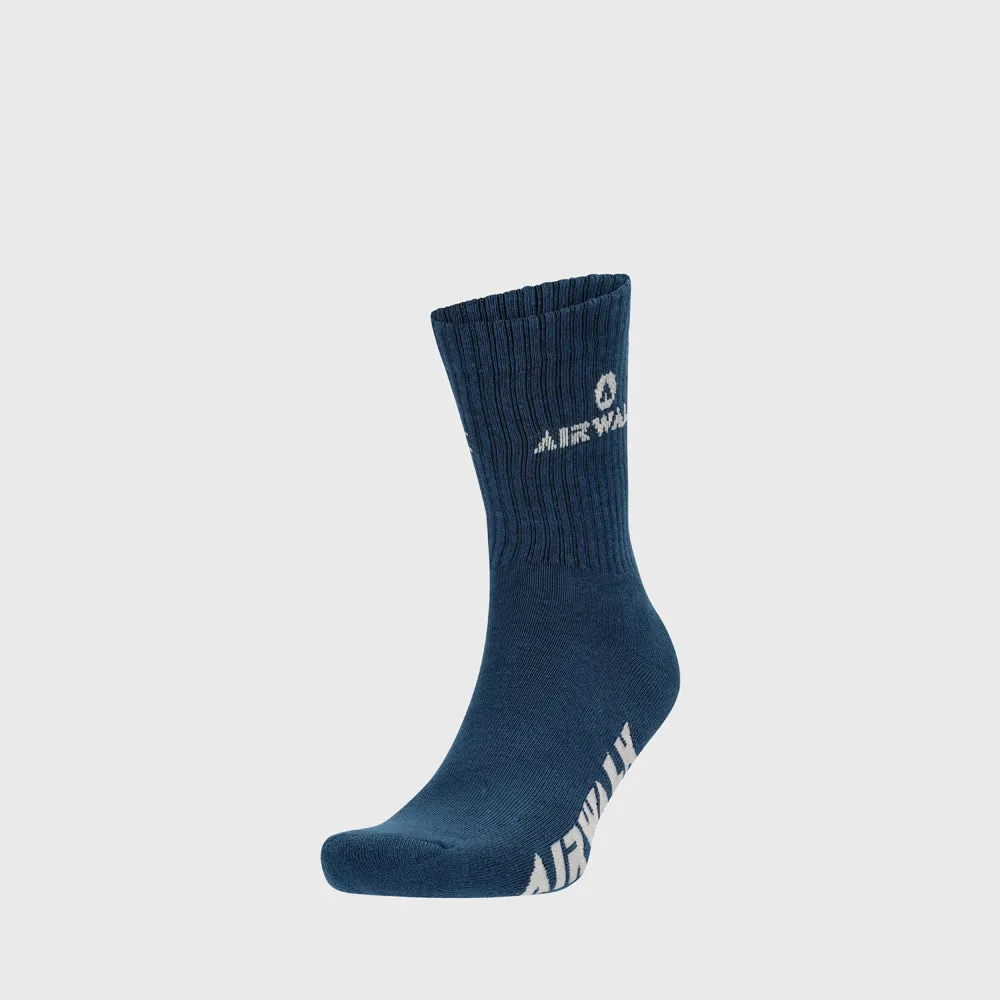 Airwalk Unisex 3 Pack Logo Socks Blue/Olive/Brown _ 182305 _ Multi