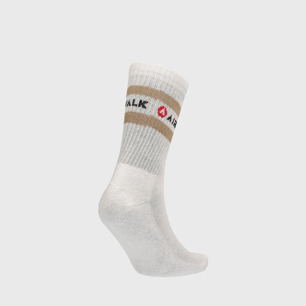 Airwalk Unisex 3 Pack Stripe Socks White/Multi _ 182307 _ White