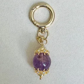 Ametrine Bag Charm/Key Ring