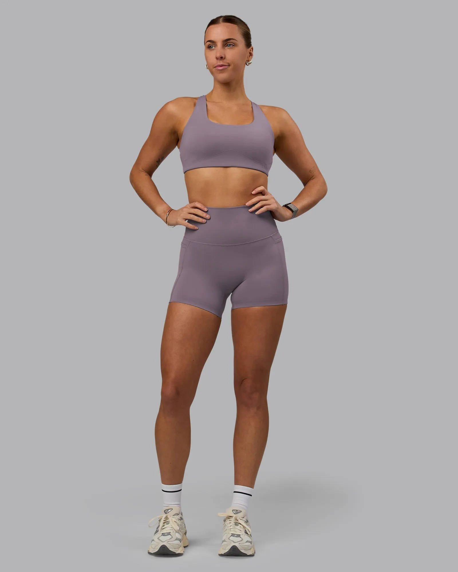 Aspire Sports Bra - Purple Sage