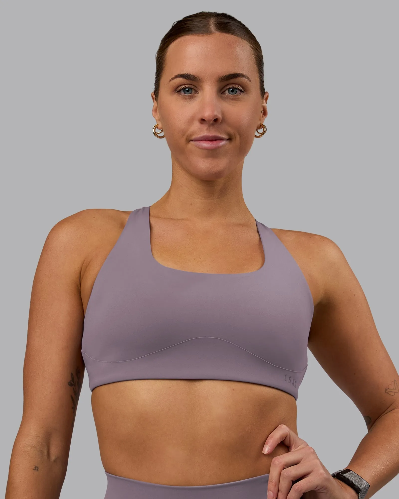 Aspire Sports Bra - Purple Sage