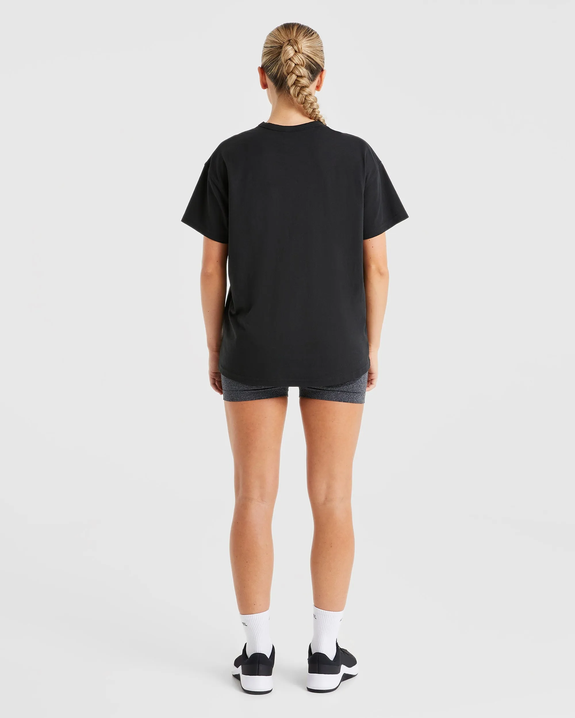 AYBL Sports Oversized T Shirt - Black