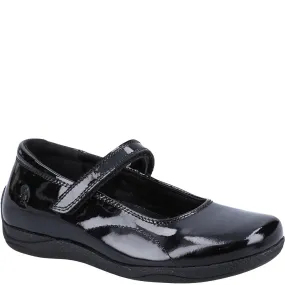 Black Aria Patent Junior School Shoes