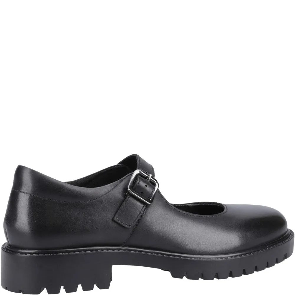 Black Aurora Senior School Shoes