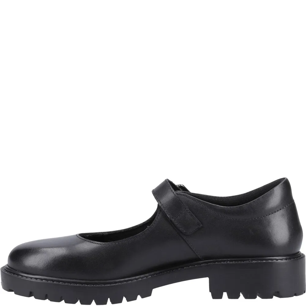 Black Aurora Senior School Shoes