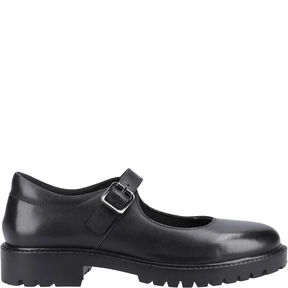 Black Aurora Senior School Shoes