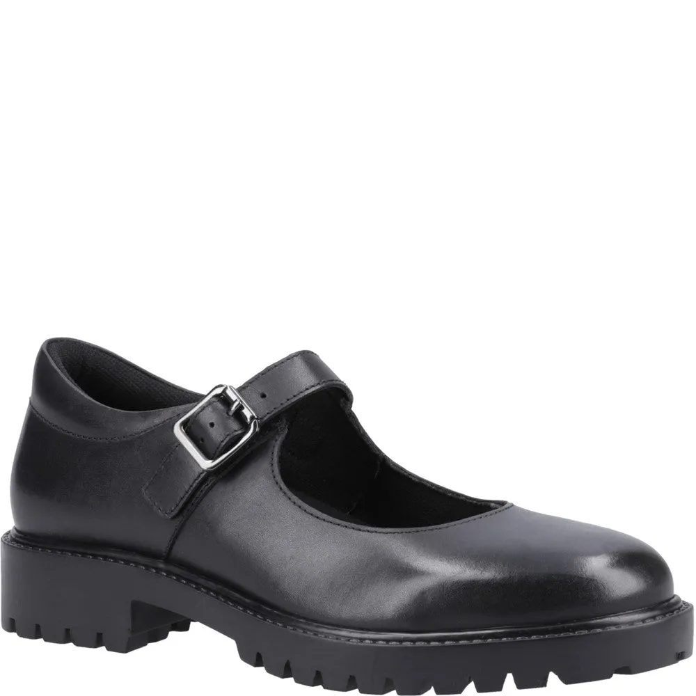 Black Aurora Senior School Shoes