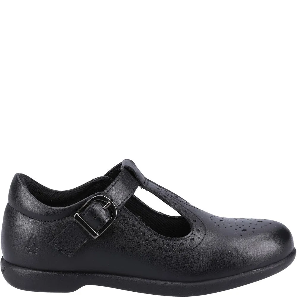 Black Britney Junior School Shoes