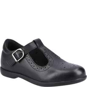 Black Britney Junior School Shoes