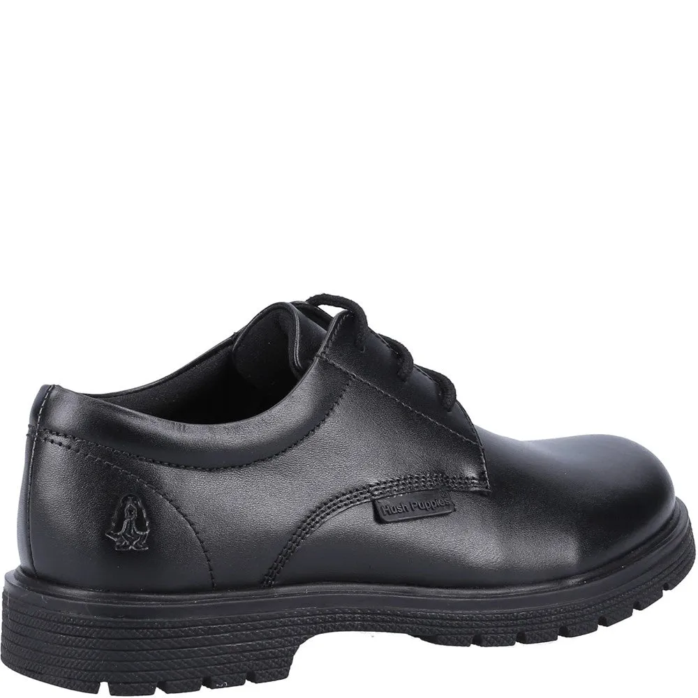 Black Polly Junior School Shoes