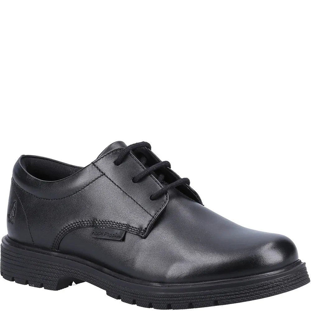 Black Polly Junior School Shoes