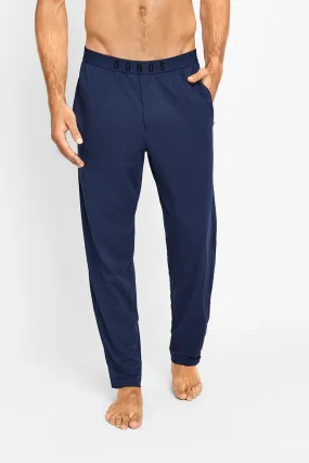 Bonds Mens Comfy Livin Jersey Pant - Atlantic Blue Tracksuit Pants Trackies