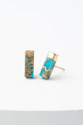 Brayden Turquoise Studs