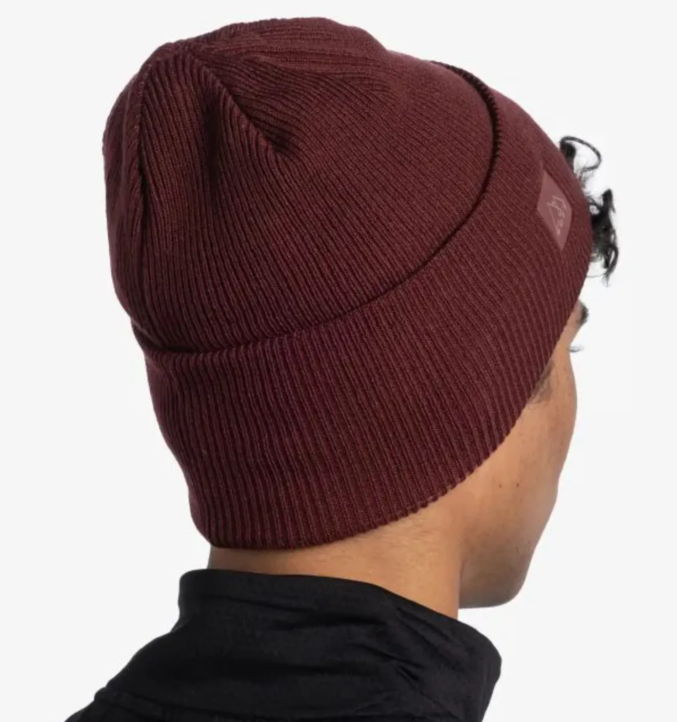 BUFF CrossKnit Beanie Solid Mahogany