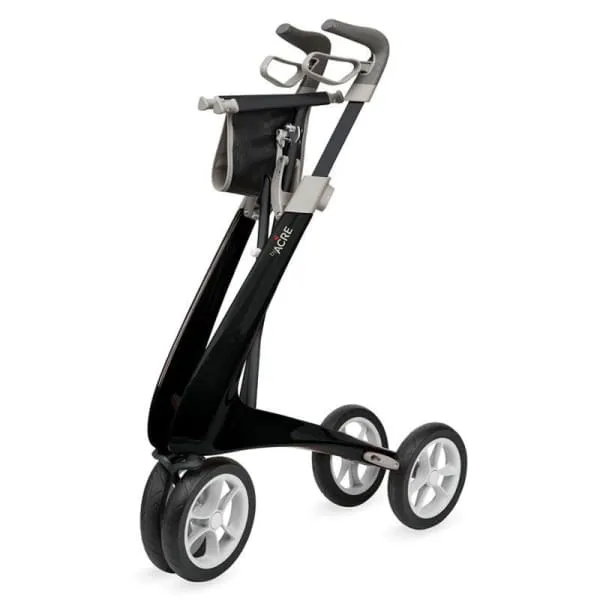 Carbon Ultralight Rollator Walker in 5 Colors and 3 Widths