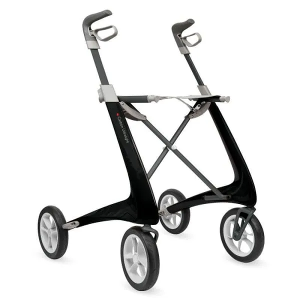 Carbon Ultralight Rollator Walker in 5 Colors and 3 Widths