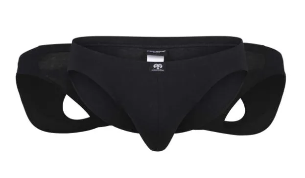 Ceceba 2-Pack Black Sports Briefs Black