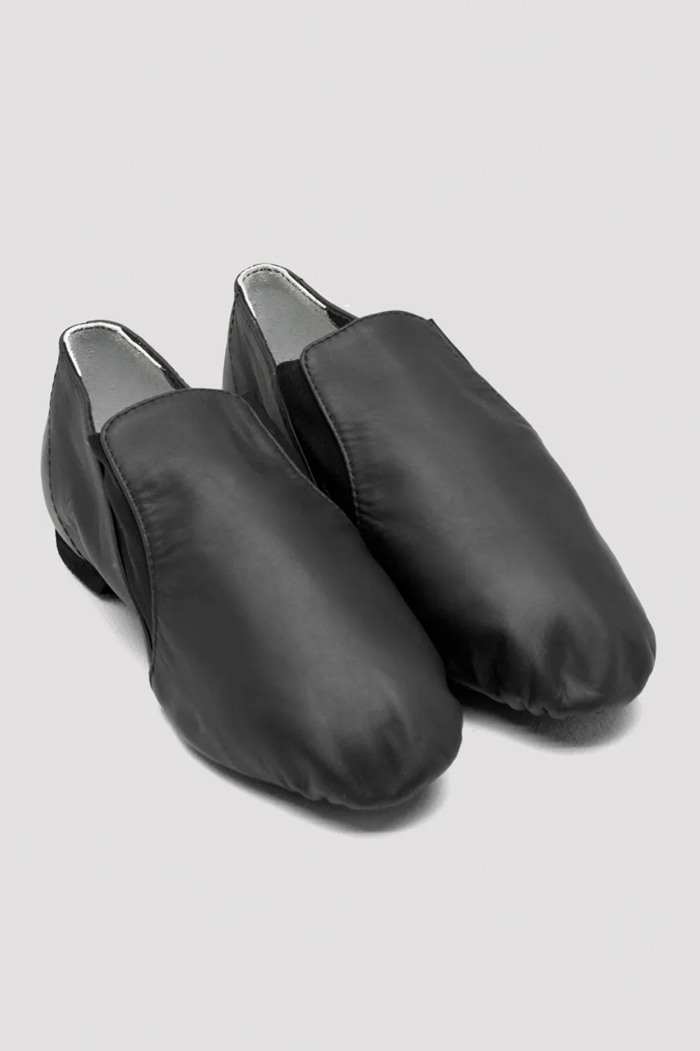 Childrens Leather Elasta Jazz Booties