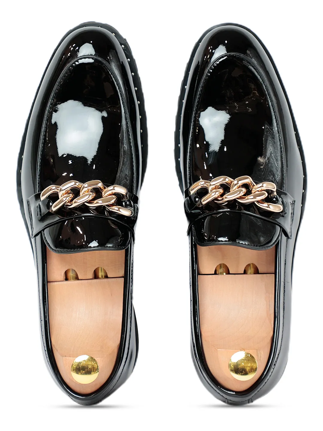 Chris Chapman Patent Black Slip On