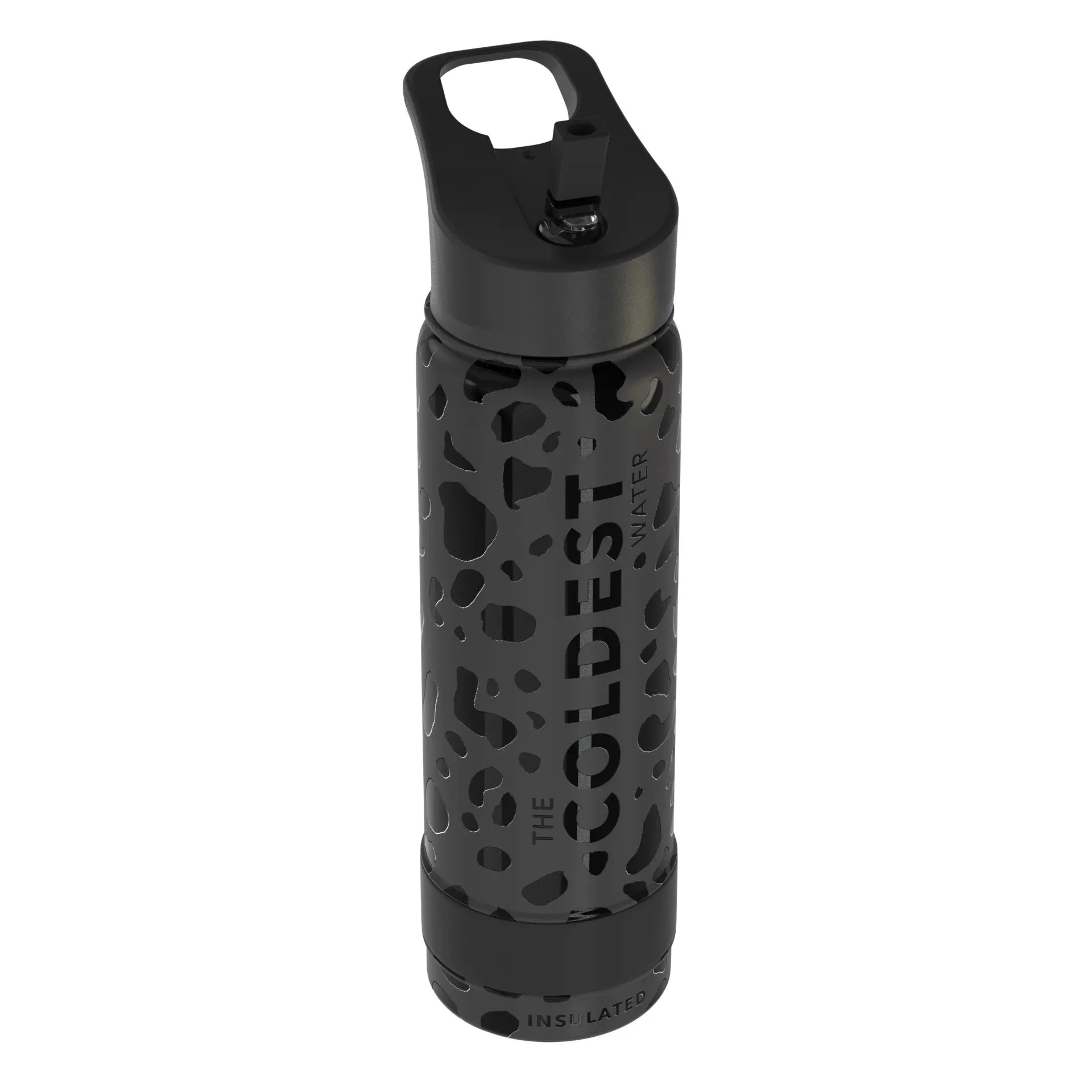 COLDEST SPORTS BOTTLE BLACK LEOPARD 21 OZ