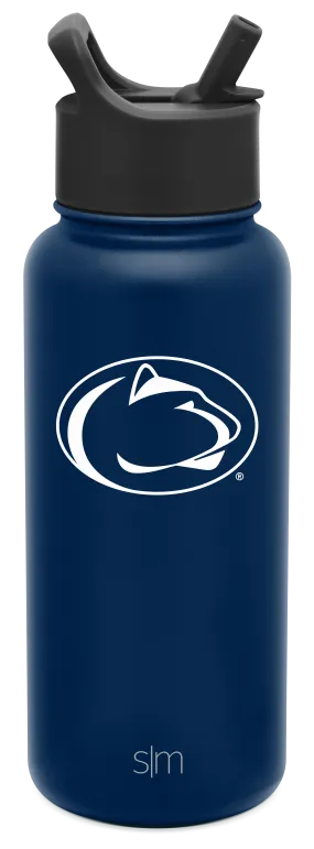 Collegiate Summit Water Bottle with Straw Lid