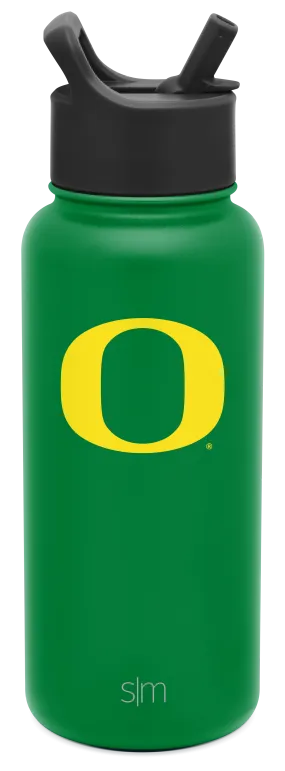 Collegiate Summit Water Bottle with Straw Lid