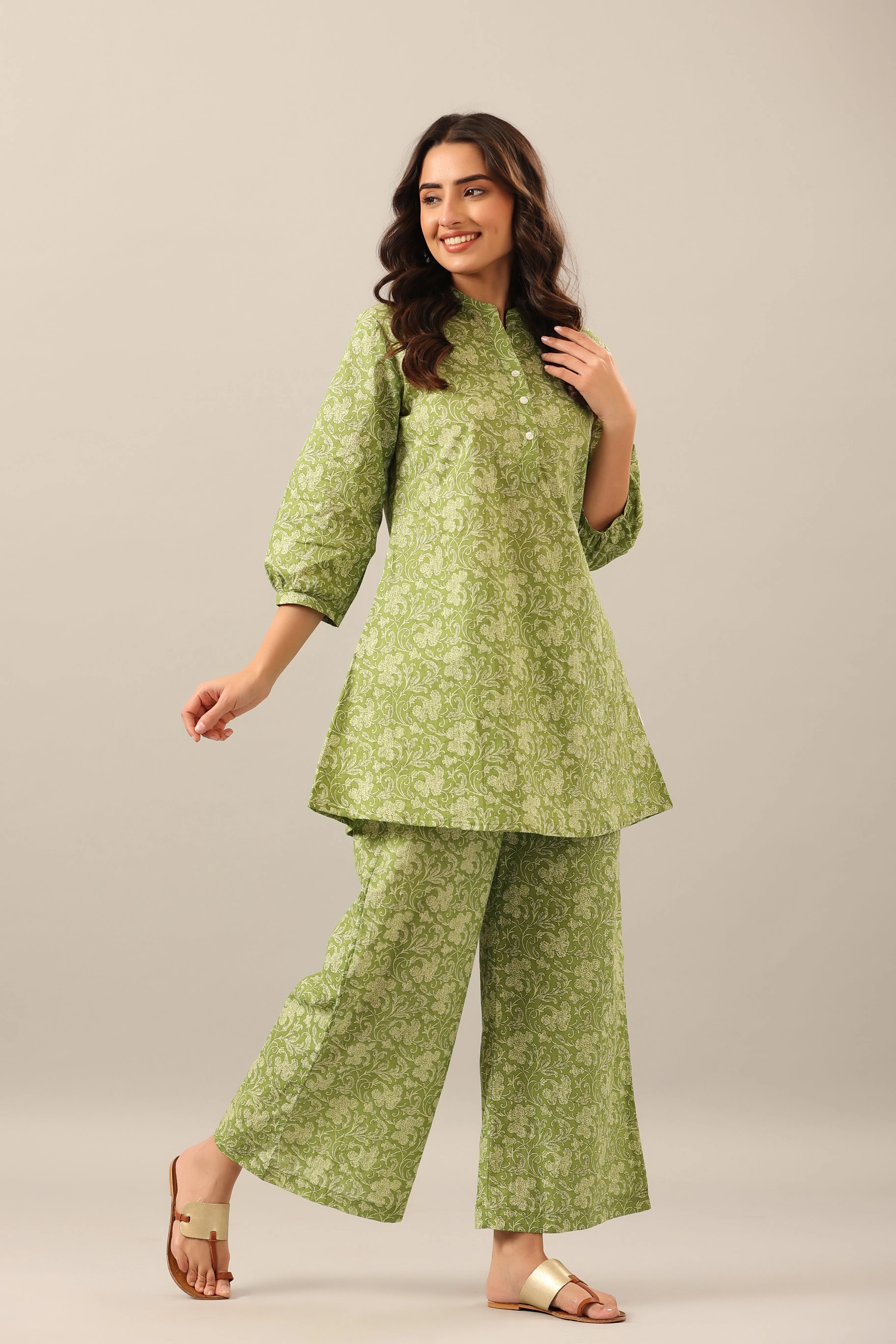 Daisy Earth Cotton Co-ord Lounge Set