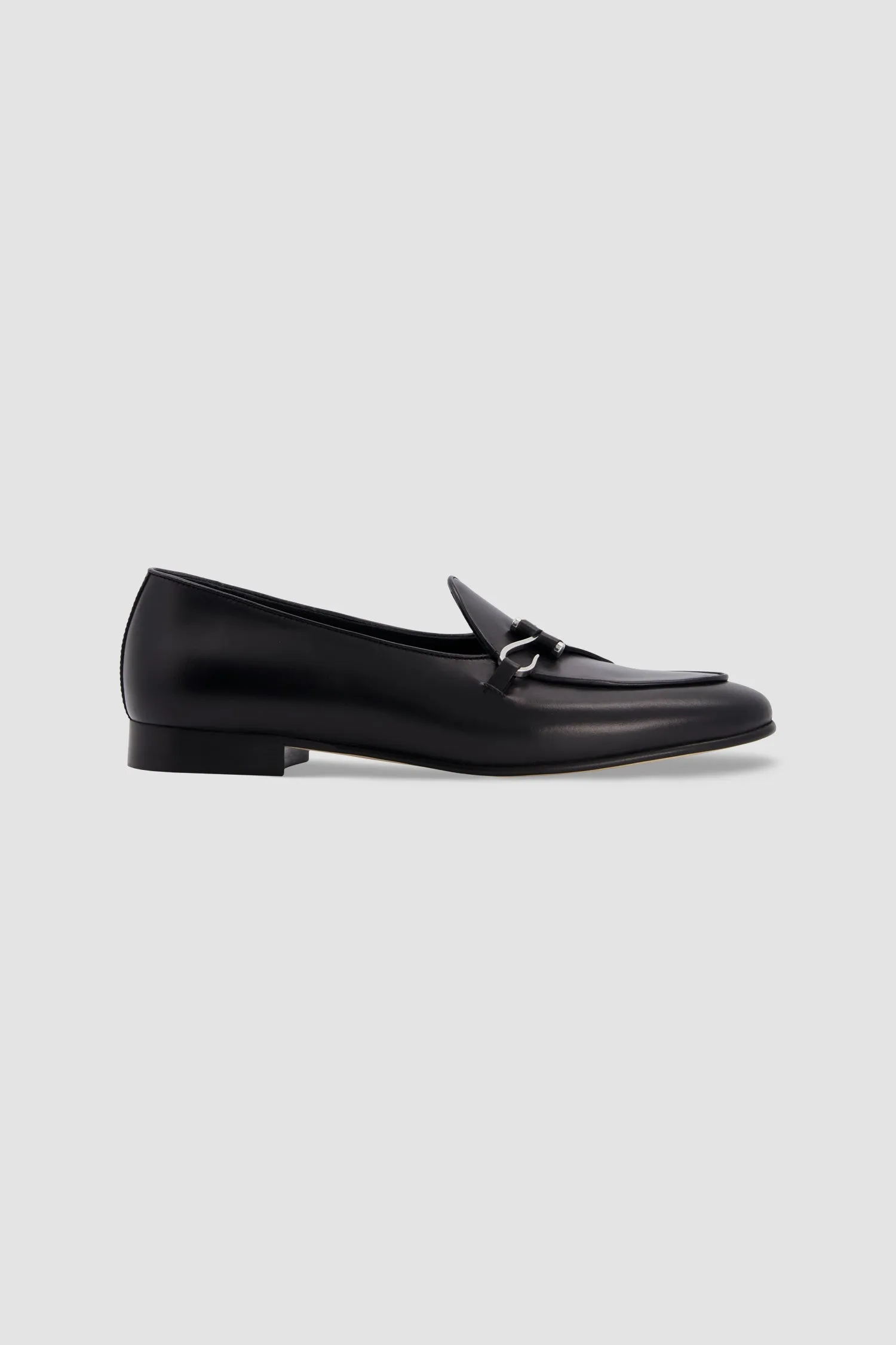 Edhen Milano Comporta Black Leather Loafers