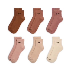 Everyday Plus Cushioned Training Ankle Socks (6 Pairs) 'Multi Color'