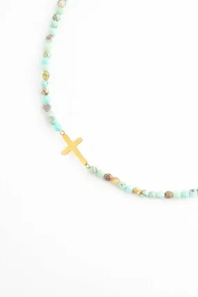 Faithful Necklace in Turquoise