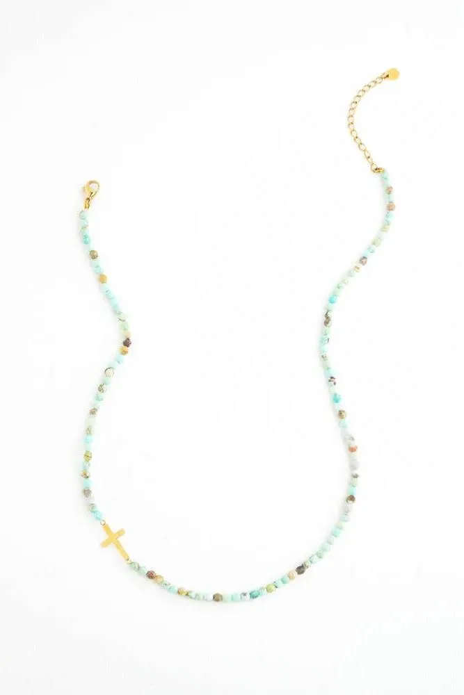 Faithful Necklace in Turquoise