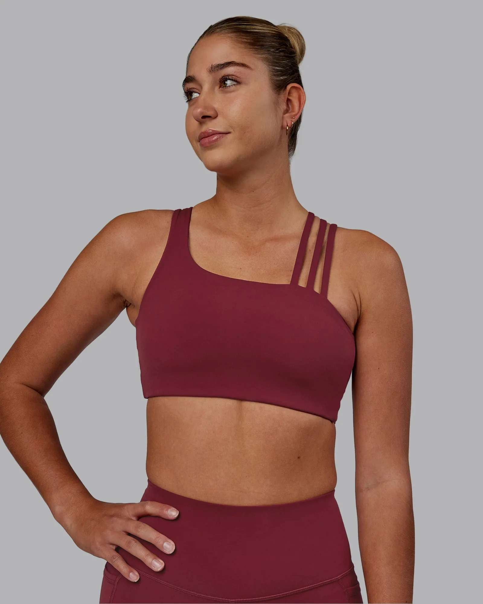 Galvanise Sports Bra - Cranberry