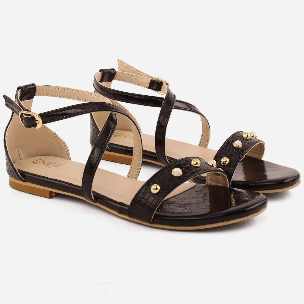 Girl’s "FIONA" Ankle Strap Sandals