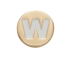 Gold Letter W