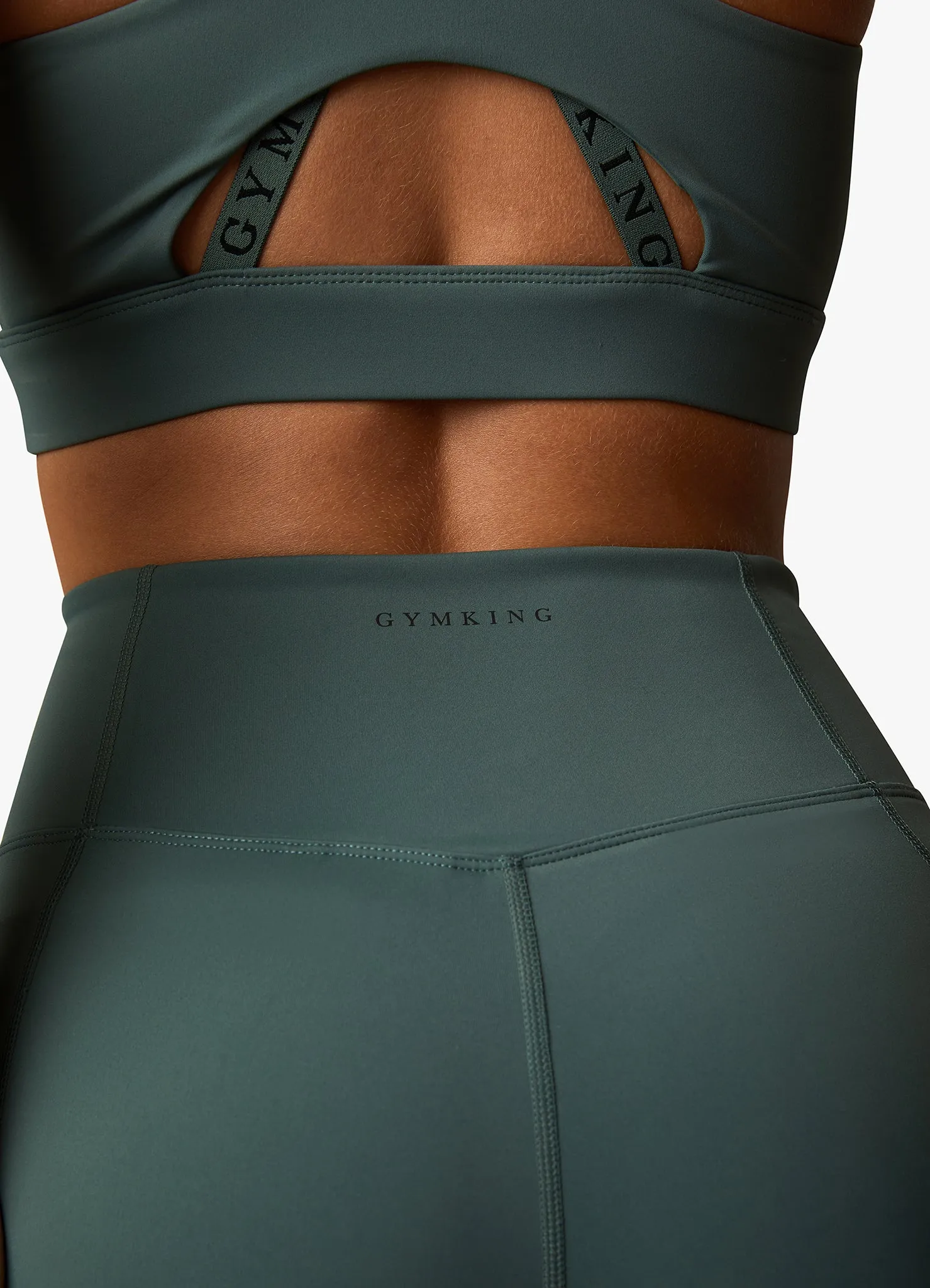 Gym King Incline Legging - Willow Green