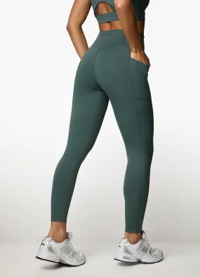 Gym King Incline Legging - Willow Green