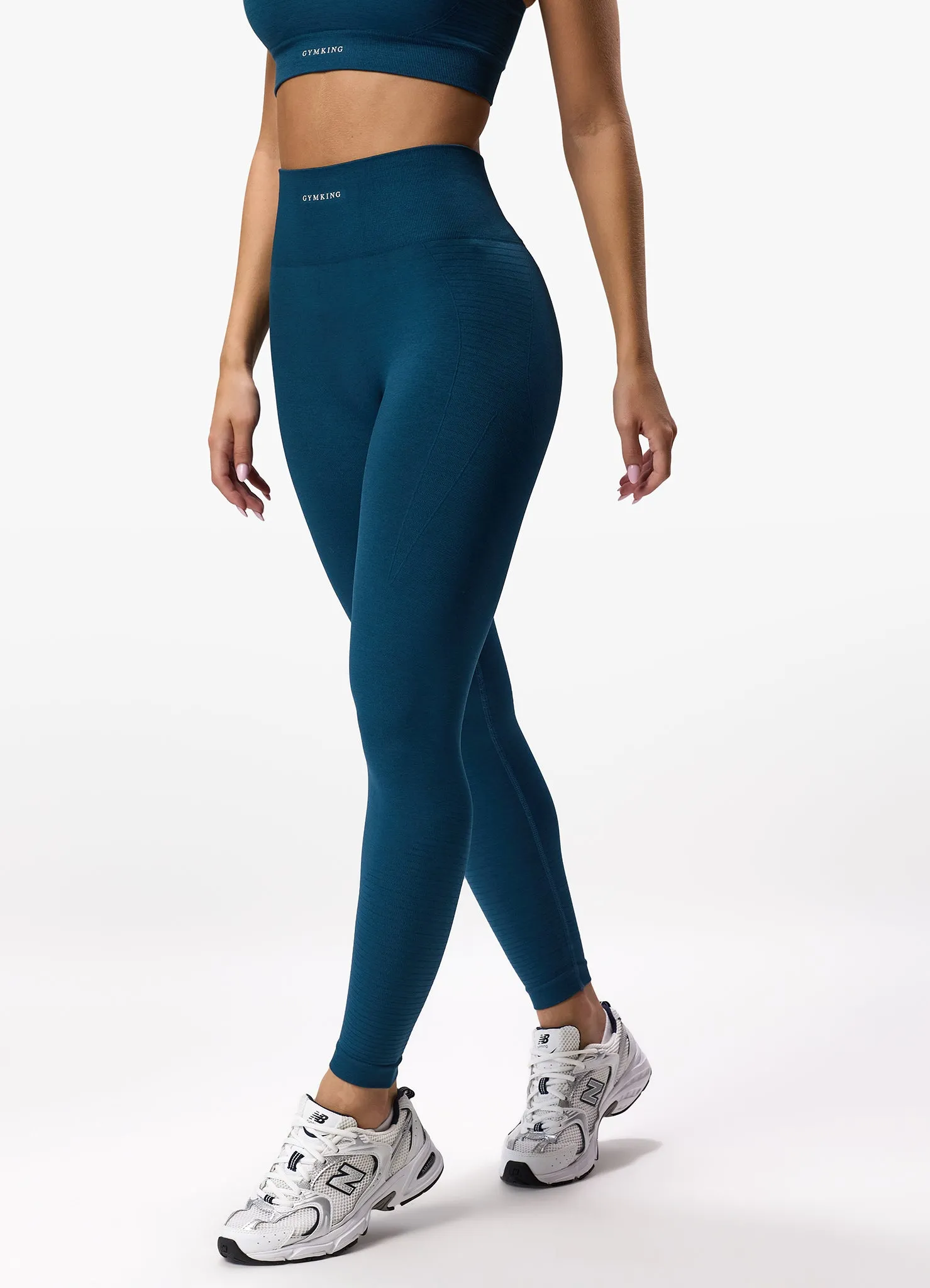 Gym King Results 2.0 Seamless Legging - Teal