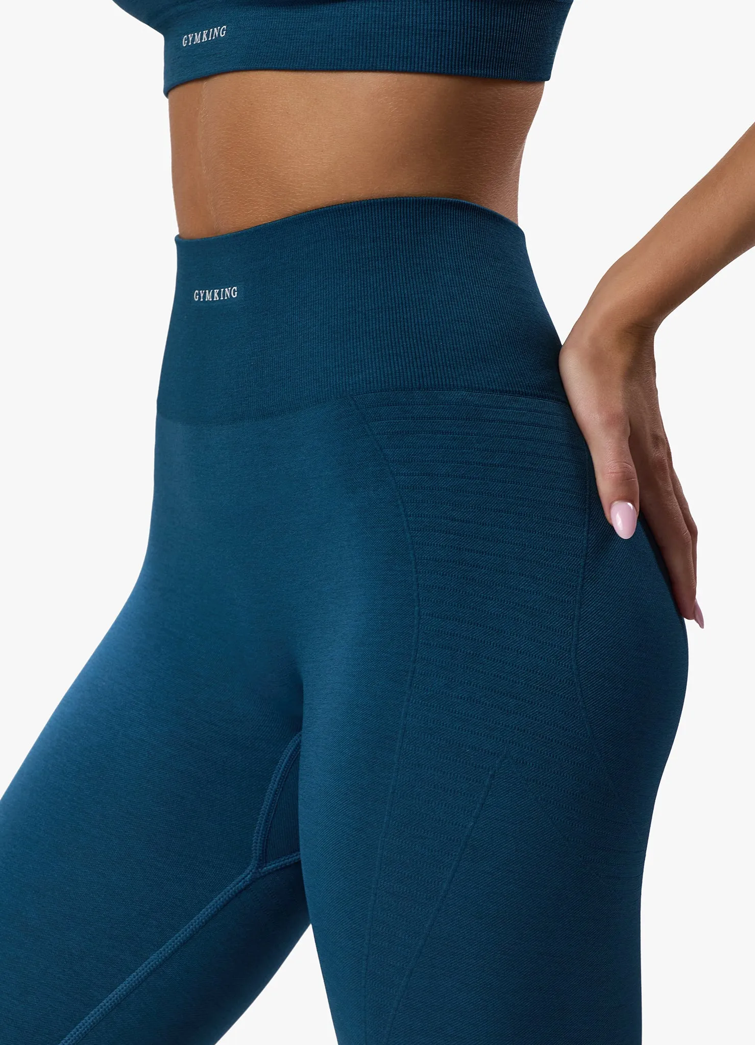 Gym King Results 2.0 Seamless Legging - Teal