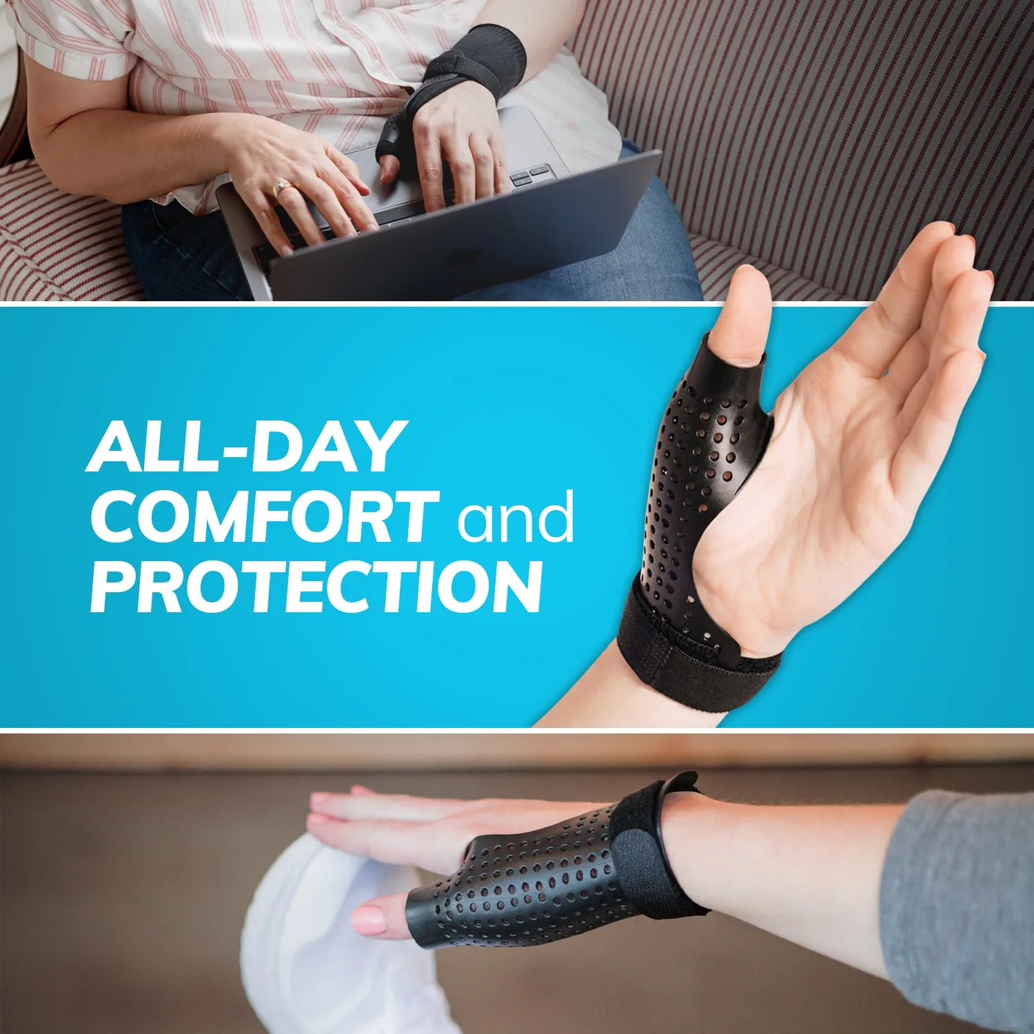 Hard Thumb Arthritis Treatment Splint & CMC Basal Joint Immobilizer