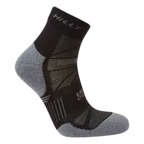 Hilly | Unisex Supreme Anklet Running Socks - Black