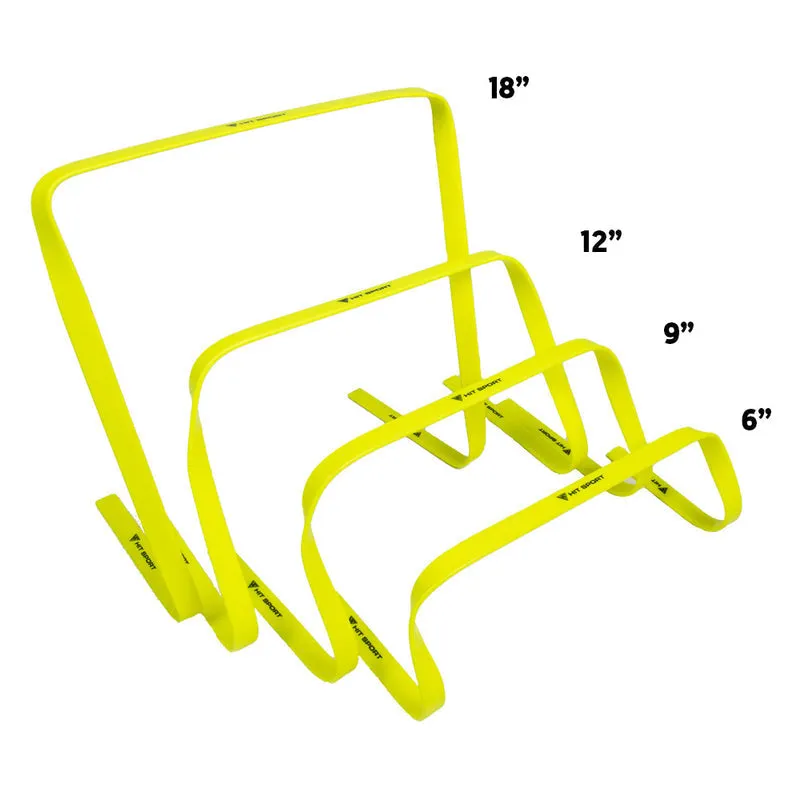 Hit Sport Agility Hurdles Pack | 15, 23, 30 & 45cm