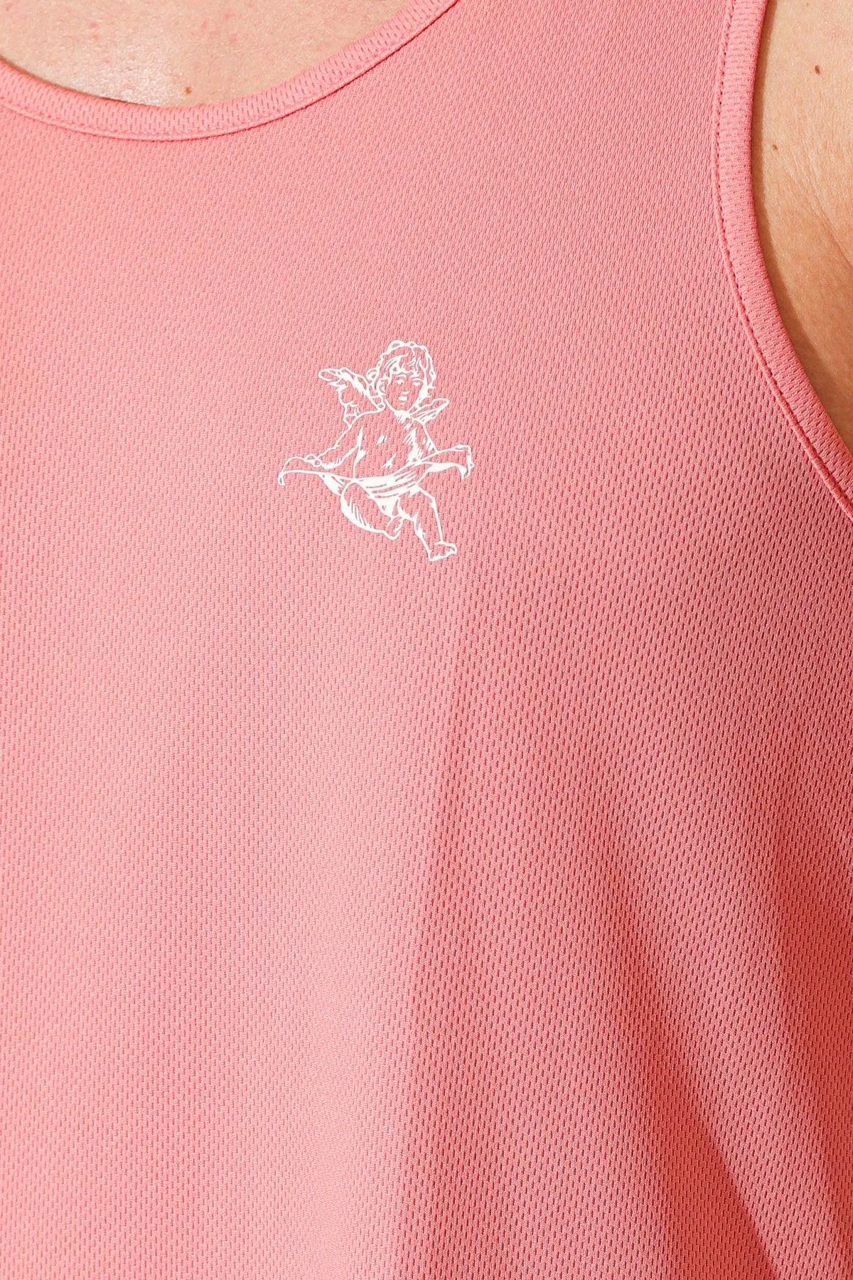 JJ Gym Tank Top - Pink Angel