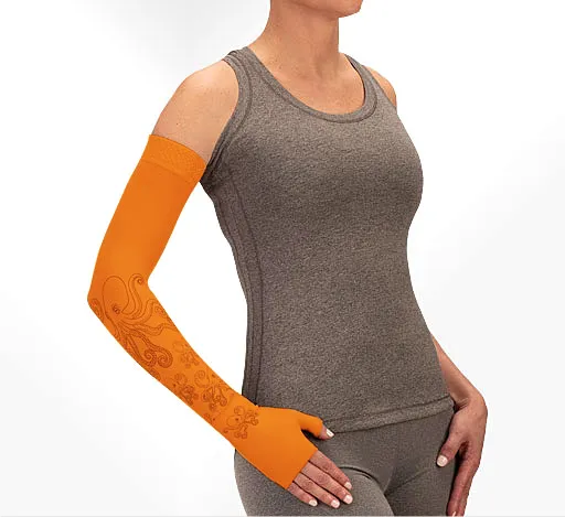 Juzo Soft 2000CG Print Series Armsleeves 15-20mmHg w/ Silicone Top - CLEARANCE