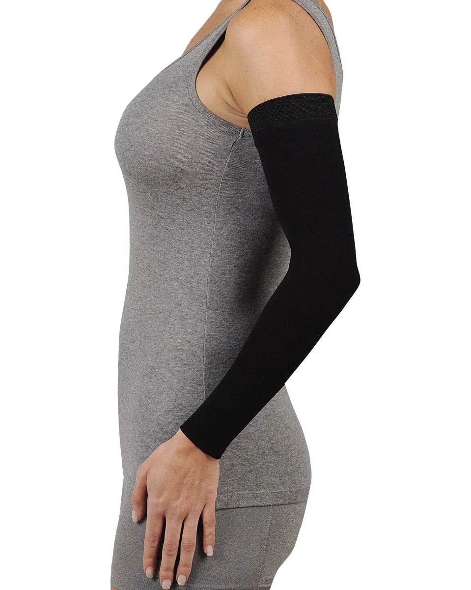 Juzo Soft 2002CG Armsleeve w/ Silicone Top Band 30-40mmHg