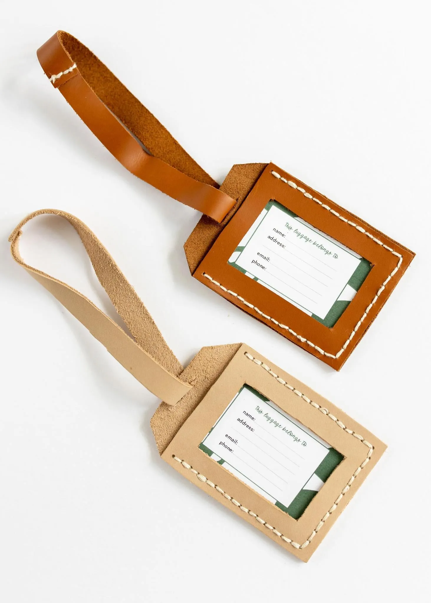 Leather Luggage Tag